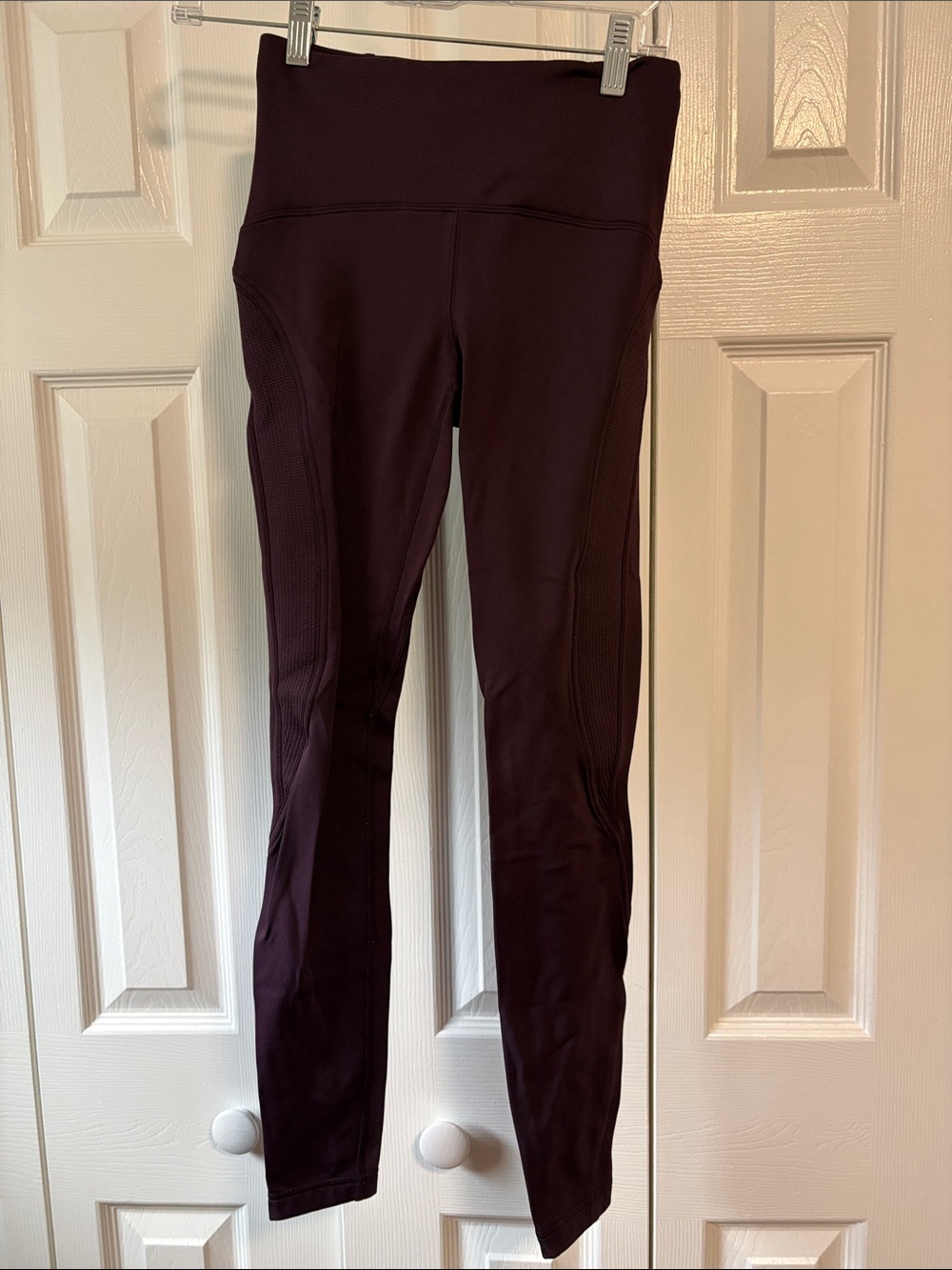 lululemon athletica Deep Plum Fleece Lined Running Leggings